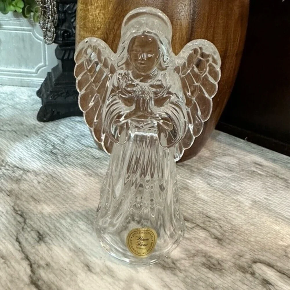 Princess House Lead Crystal Praying Angel‎ Figurine